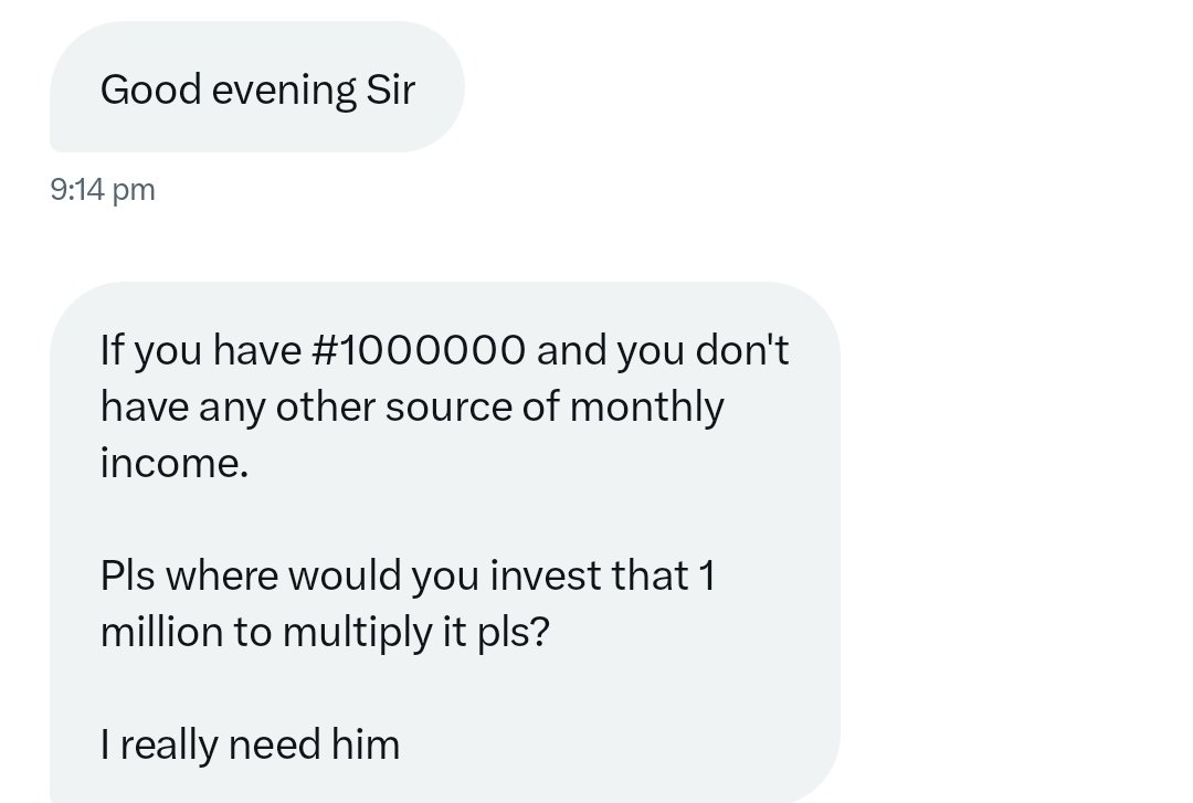 MasterBolaji's tweet photo. How to spend wisely N1M even when you don't have any other source of income. 

I got this from my DM, and hopefully, my breakdown helps you. 

Breakdown: 👇 https://t.co/ovdB9oImrF