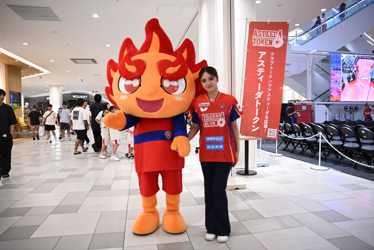 TPlus_SBD's tweet image. Today is match day‼️
気温30度を超す沖縄!
サンエー 浦添西海岸パルコシティで
琉球アスティーダとT.T彩たまの試合が行われます。
ティーダくんにも会えます‼️
@TLEAGUE_PR
@ryukyuasteeda
#卓球
