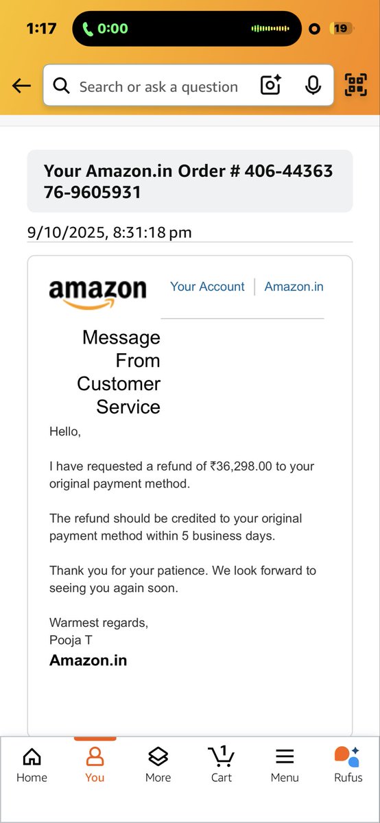 Pravin_Partihar's tweet photo. @ConsumerHelpBBR If you have a problem with my account then definitely close it, but after compensating me for the loss I have suffered because of Amazon, definitely close it. I myself do not want to stay with such a platform. @AmazonHelp @amazonIN @amazon https://t.co/0YZqhqQOfp