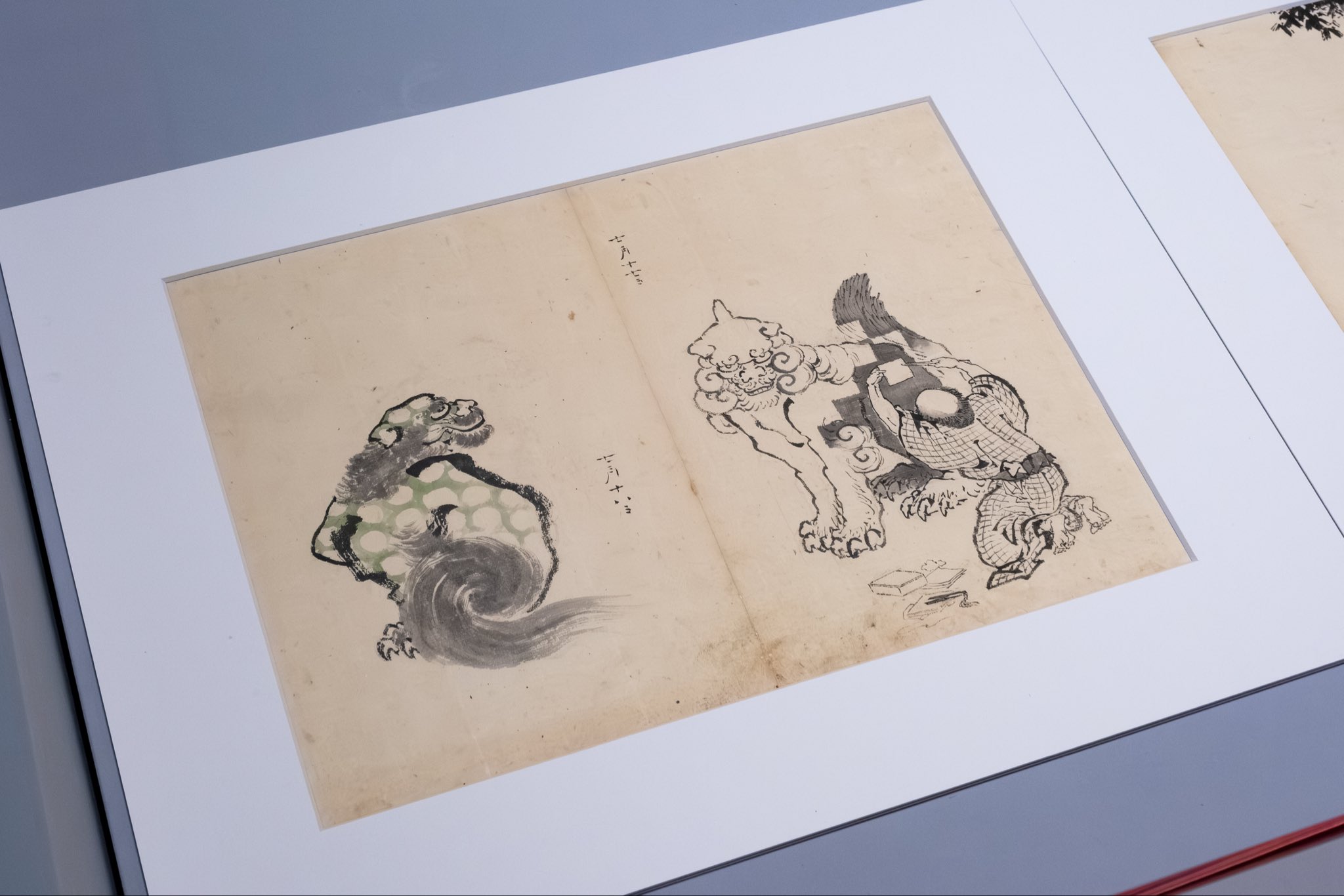 古画、さまざまな舟の肉筆水彩画です。日本にはない表現が随所