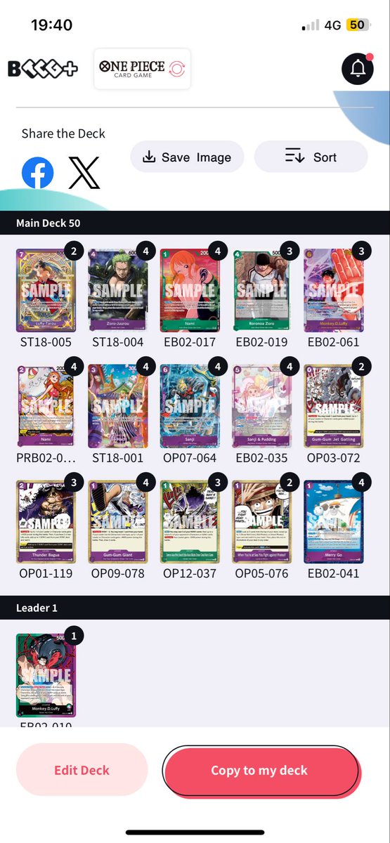 OCE Online Regional
6-2

R1: GP Luffy ✅
R2: G Zoro ✅
R3: UP
R4: GP Luffy ✅
R5: BY Luffy ✅
R6: Kalgara
R7: G Zoro ✅
R8: R Sanji ✅

Mulligan'd into a hand full of events vs UP and lost by 1k to Kalgara 🥲 GG's