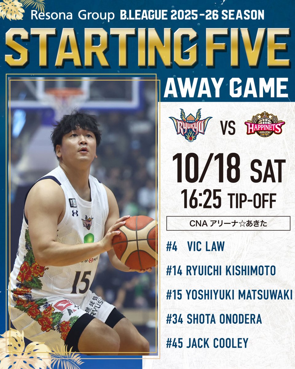 琉球ゴールデンキングス公式 on X