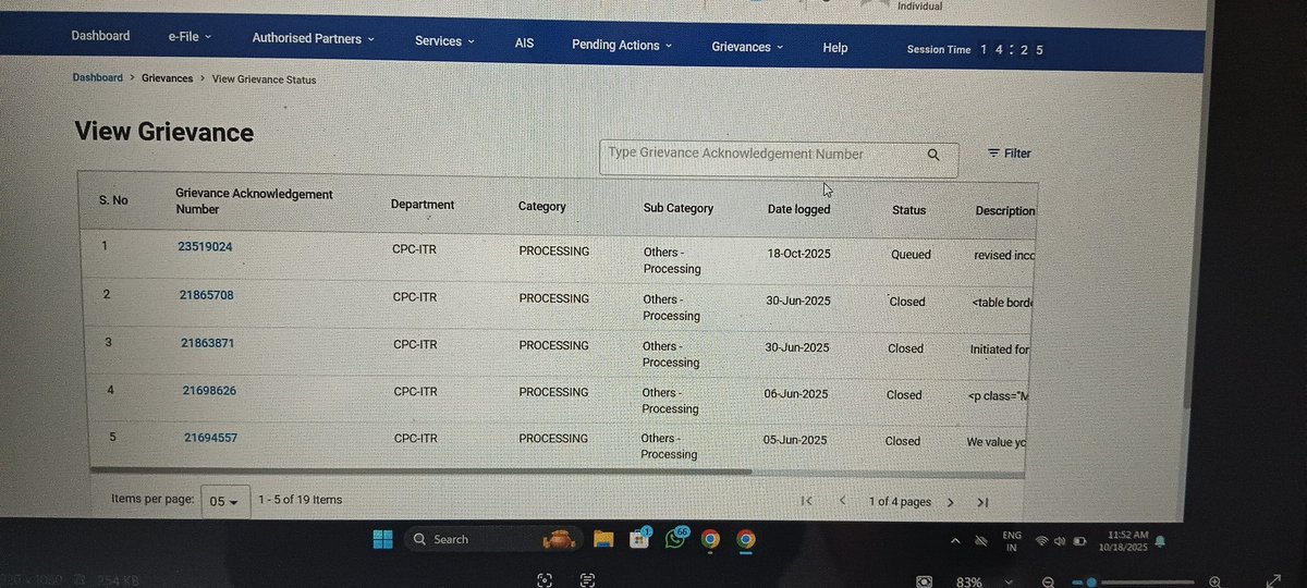 manaddictnu's tweet photo. @IncomeTaxIndia PAN NO ARVPP715L REVISED INCOME TQX RETURN FOR AY 2024-25 WAS FILED ON 30.07.24 BUT THE SAME IS PENDING FOR PROCESSING FROM LONG TIME .SEVERAL GRIEVANCES WERE FILED BUT RETURN NOT PROCESSED DUE TO WHICH REFUND IS PENDING https://t.co/zZfrsKs8AK
