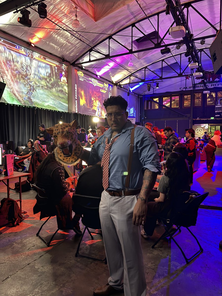 Real life peek underneath King’s mask