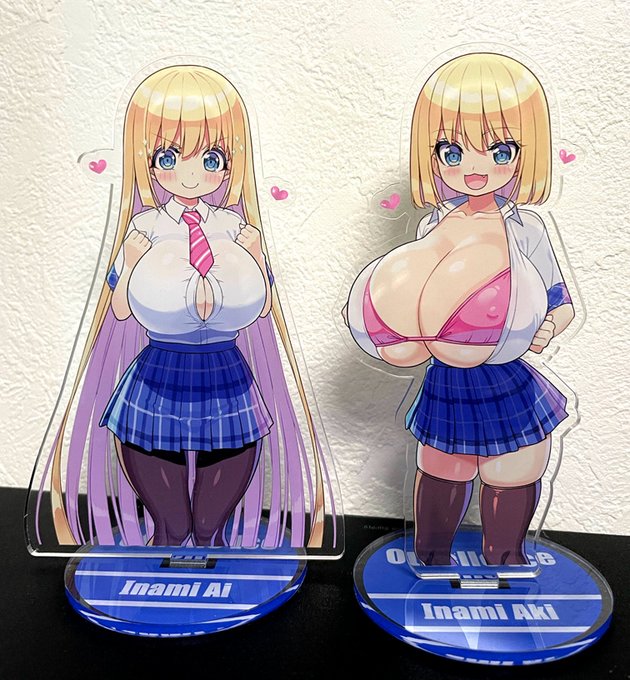 あいとアキのアクスタが手元に届きましたー!
並べるとアキのデカさが際立つ…!
BOOTHに発送したのでもう少しお待ち下さいー 