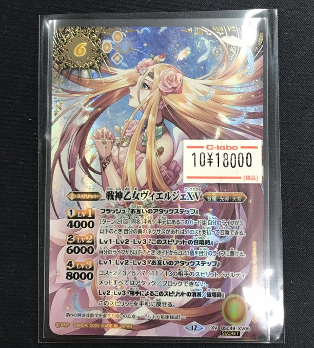 戦神乙女ヴィエルジェXV シークレット 巡る星々