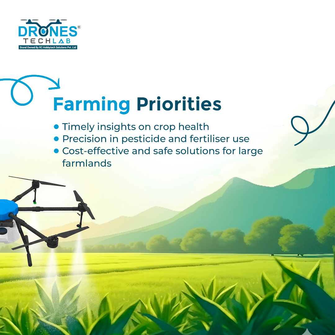 Drones_Tech_Lab's tweet image. Farmers face unpredictable weather, labour shortages, and rising costs. Our drone-assisted services turn data into actionable insights, enabling precise operations that improve efficiency, yields, and sustainable farming.
📲 Contact: 99037 44335
#DroneTechnology