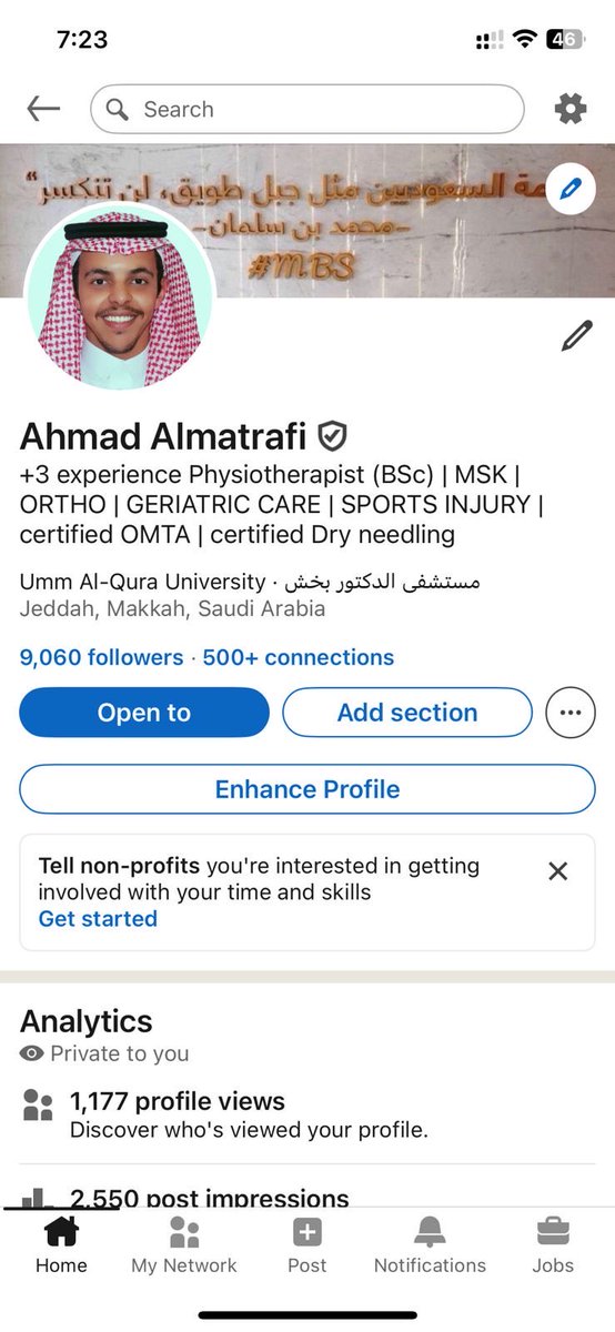 الاخصائي احمد المطرفي
حاب يساعد اي شخص ما حصل وظيفة 
وهذا رابط حسابه
linkedin.com/in/ahmad-almat…