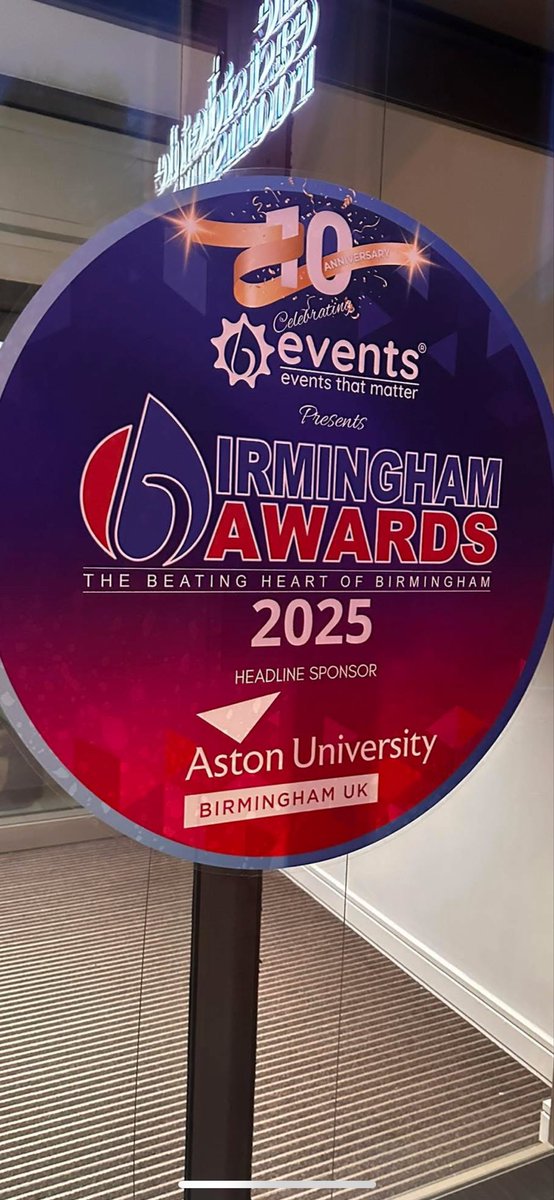 At #BrumAwards25 #BirminghamAwards25 wouldn’t have missed #10yearsProud