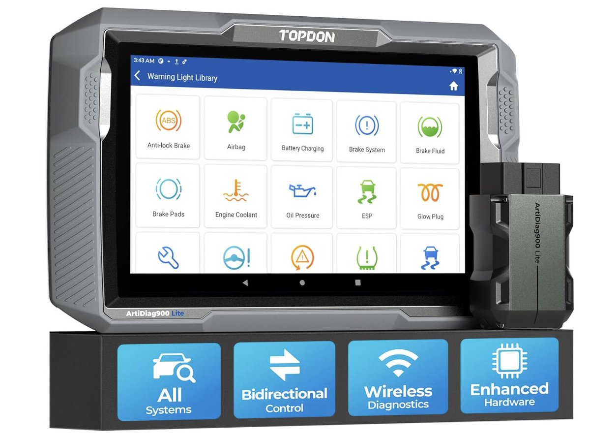 GeekDiscounts's tweet photo. Ad: 22% OFF #TOPDON ArtiDiag900 Lite Bidirectional Scan Tool - Canada 🇨🇦 https://t.co/Qk7JRE4WW7 https://t.co/26jx6nko6T