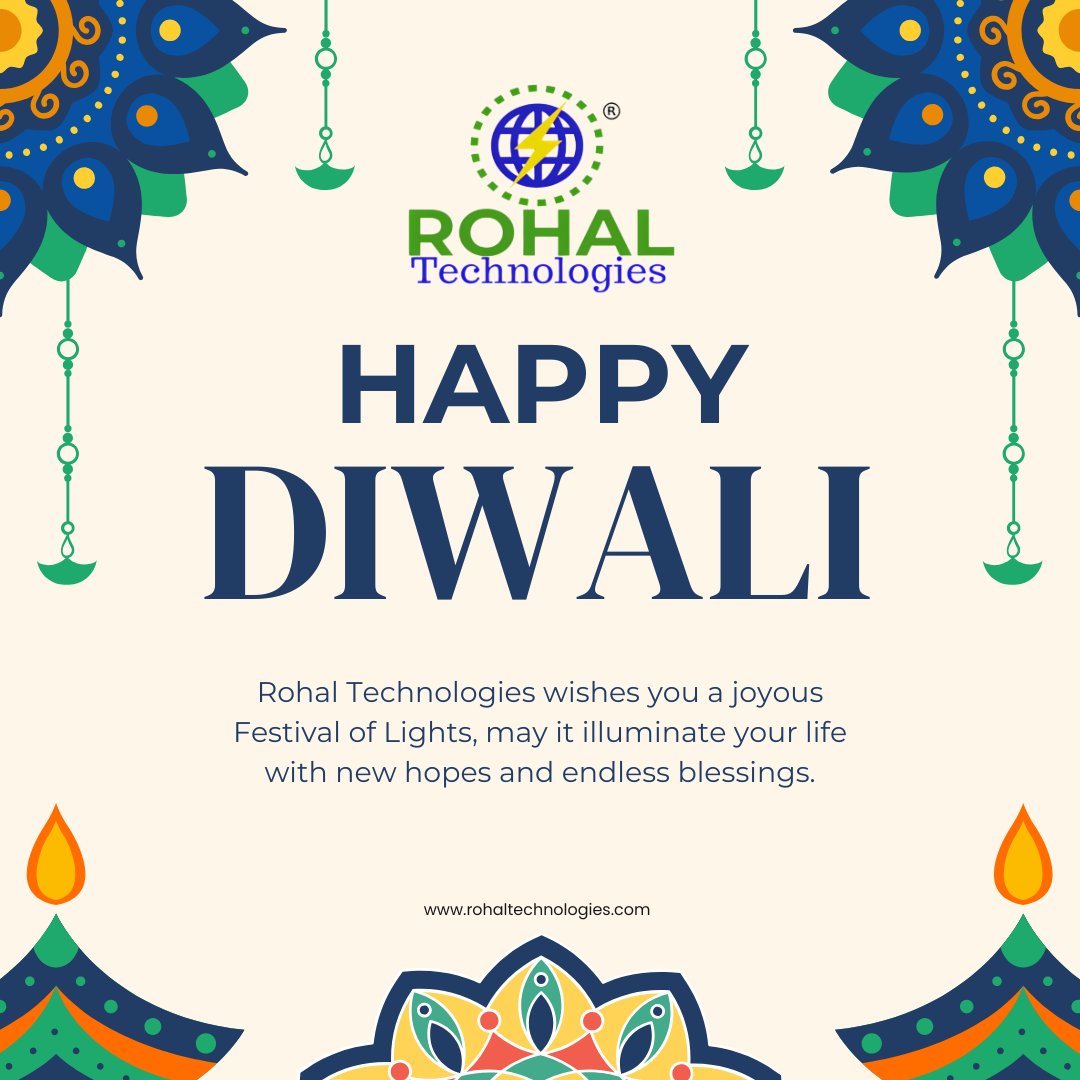 PvtRohal's tweet photo. This Diwali, may the brilliance of lights inspire new beginnings and abundant success. Rohal Technologies extends warm wishes for a radiant and prosperous Festival of Lights! https://t.co/0MrZ6DDhwt
