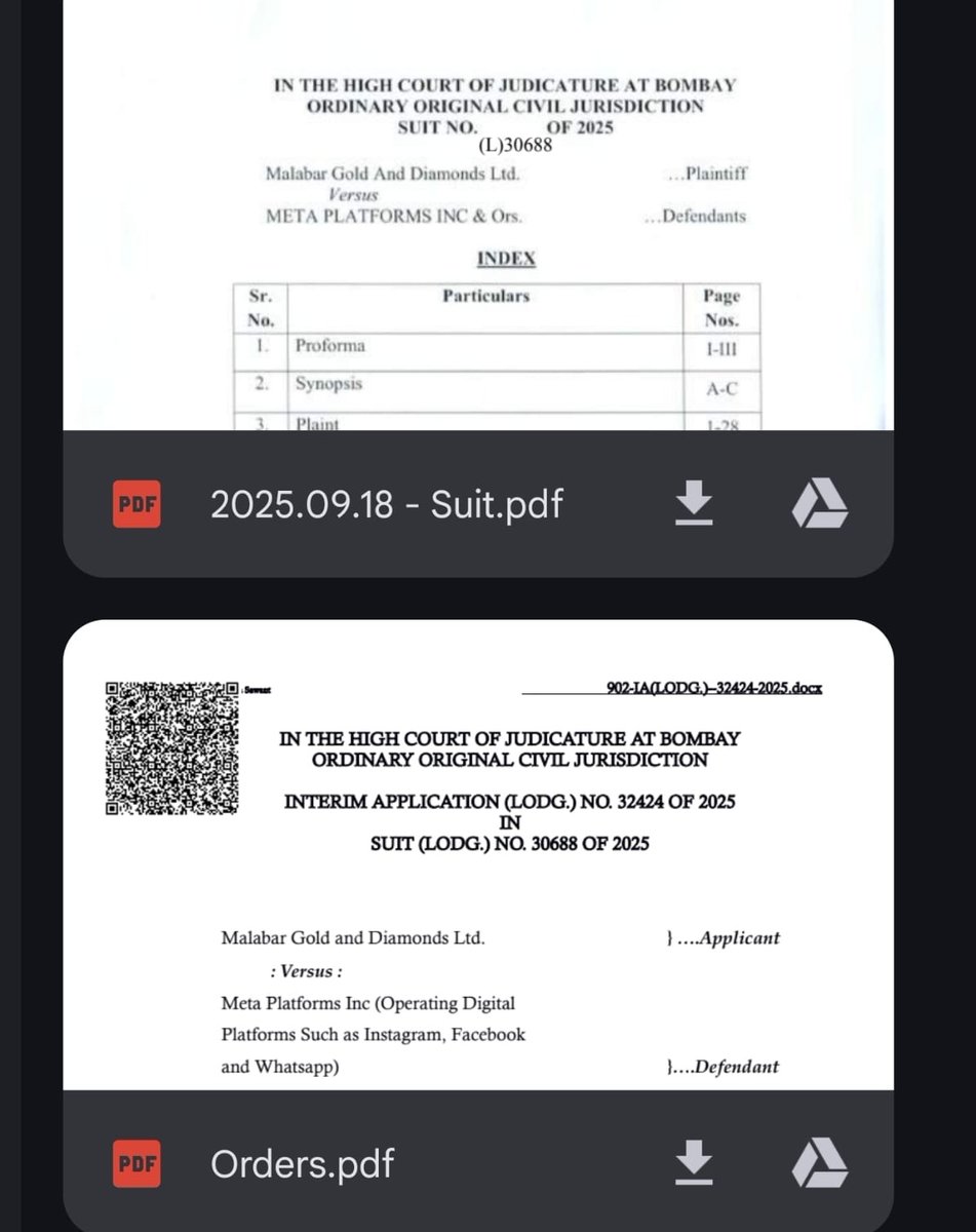 Had a talk with <a href="/vijaygajera/">Vijay Patel</a> bhai.

His account has been withheld following a court order by Bombay High Court.

Seems his tweet exposing Malabar Gold has hit the raw nerve somewhere.

He is fine and will fight this legally.