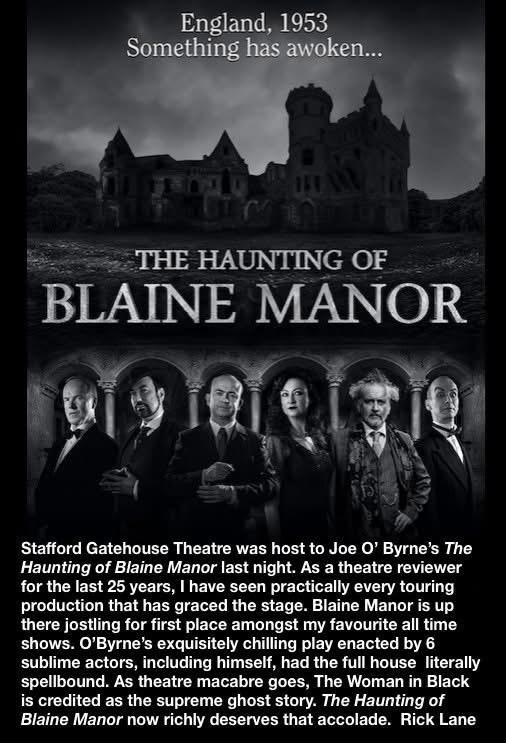 TONIGHT! <a href="/TheatreRoyalStH/">St. Helens Theatre Royal</a> 
7.30pm
THE HAUNTING OF BLAINE MANOR 💀👻🎃
Tickets:
sthelenstheatreroyal.com/show/873676237/
<a href="/sthelensreport/">St Helens Reporter</a> <a href="/sthelensstar/">St Helens Star</a> <a href="/whatsonsthelens/">Whats On in StHelens</a> <a href="/WhatsOnStage/">WhatsOnStage</a> <a href="/TheStage/">The Stage</a> <a href="/BritTheatreGuid/">British TheatreGuide</a> <a href="/AtmoSounds/">Justin Wetherill</a> 
#TheHauntingofBlaineManor #StHelens #SpookySeason #Halloweenvibes #TheatteUK