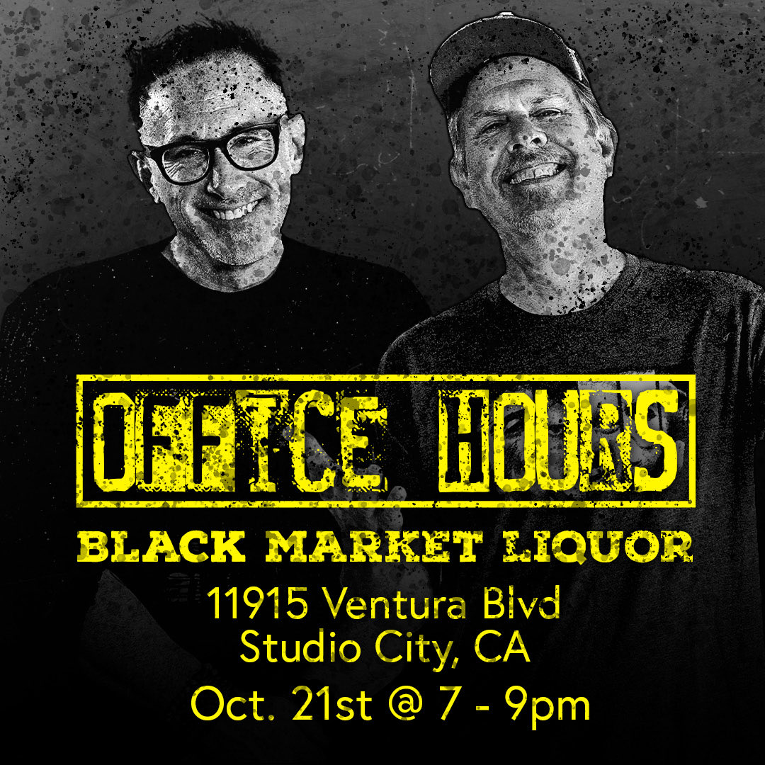 Hey.  After the Tobin Bell episode drops on Tuesday 
morning, <a href="/darren_bousman/">Darren_Bousman</a> and I are holding “office hours” at Black Market on Tuesday night.  Come have a drink and talk shop.