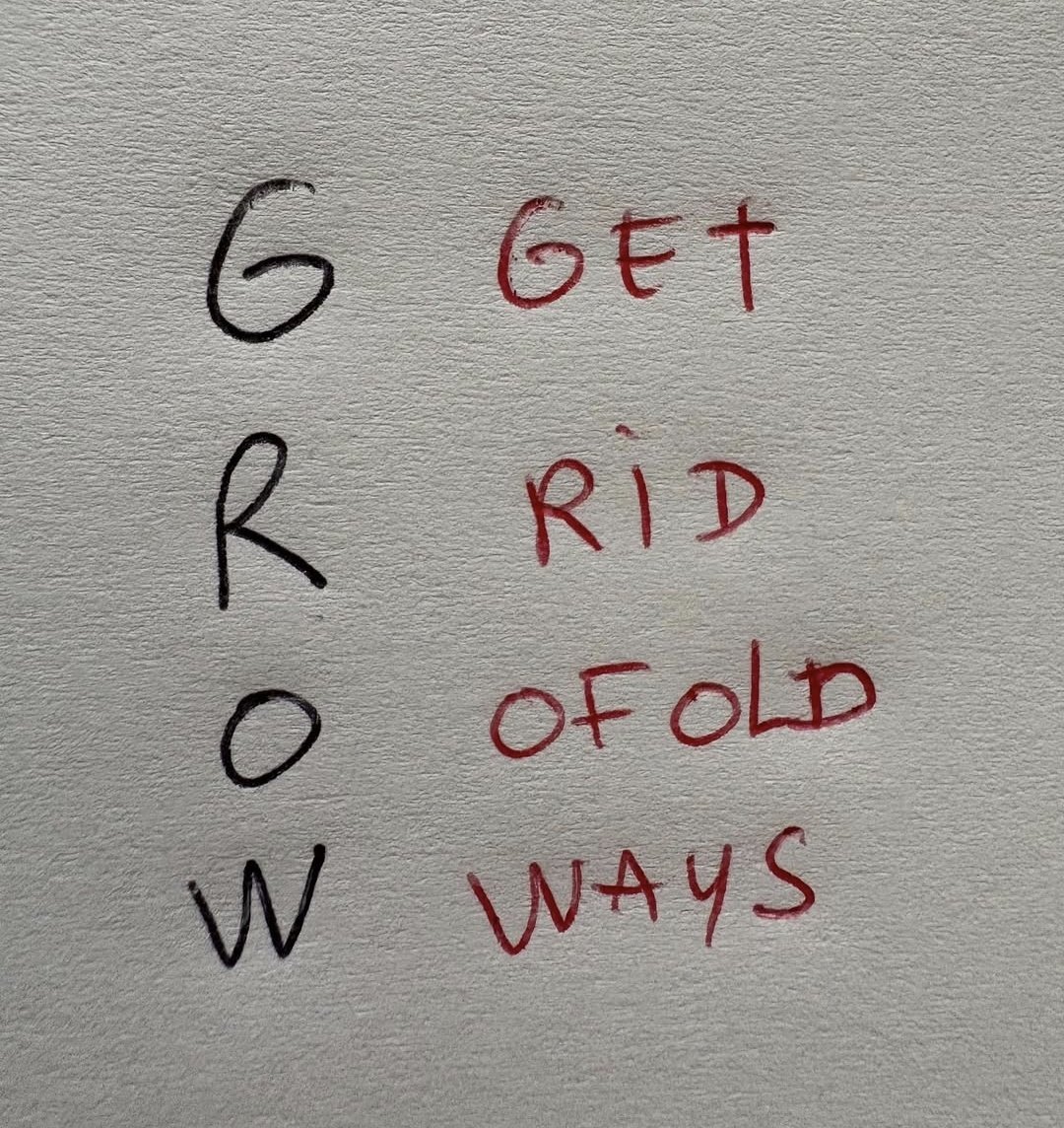 Dear son, GROW.