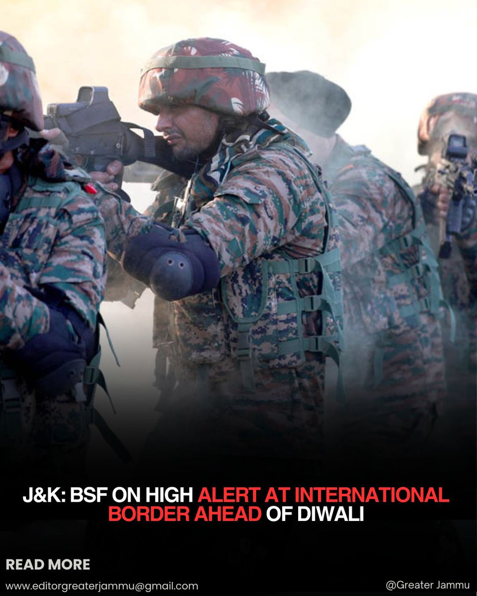 greater_jammu's tweet image. J&amp;amp;K: BSF on High Alert at International Border ahead of Diwali 

#diwali #bsfalert #greaterjammu