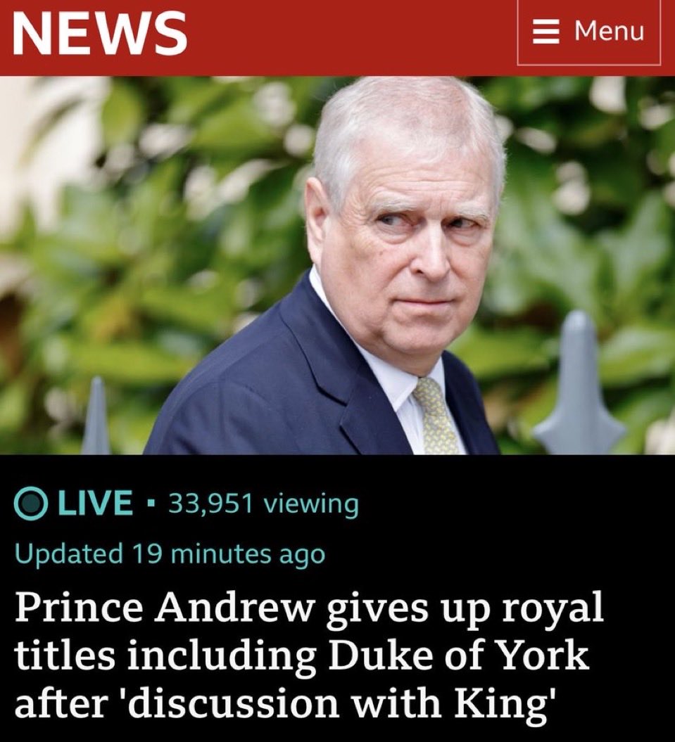 Sir Michael Take CBE tweet media