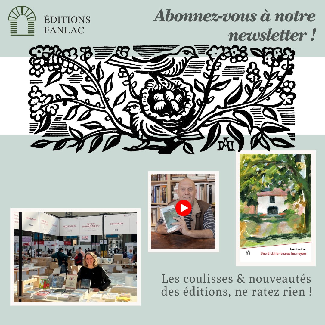 📬 Abonnez-vous à la newsletter Fanlac: les coulisses &amp; nouveautés des éditions !
fanlac.com/a-propos/