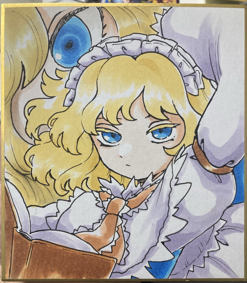 小色紙　アリス