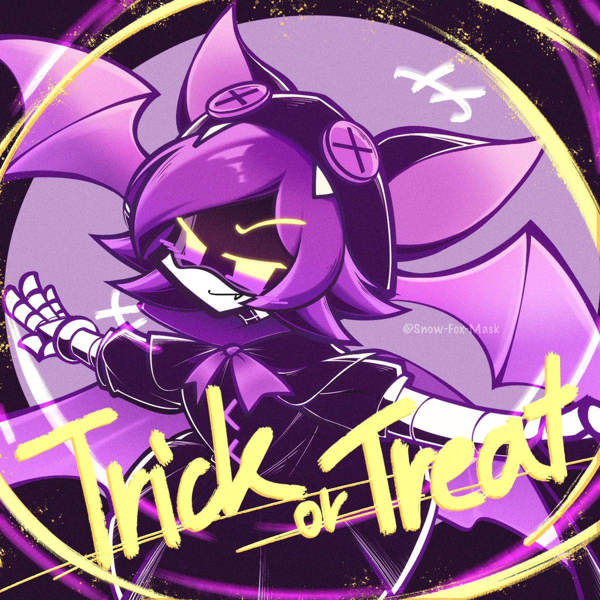 Snow_Fox_mask's tweet image. Trick or Treat
#murderdrones
#murdedronesfanart
#murderdronesUzi