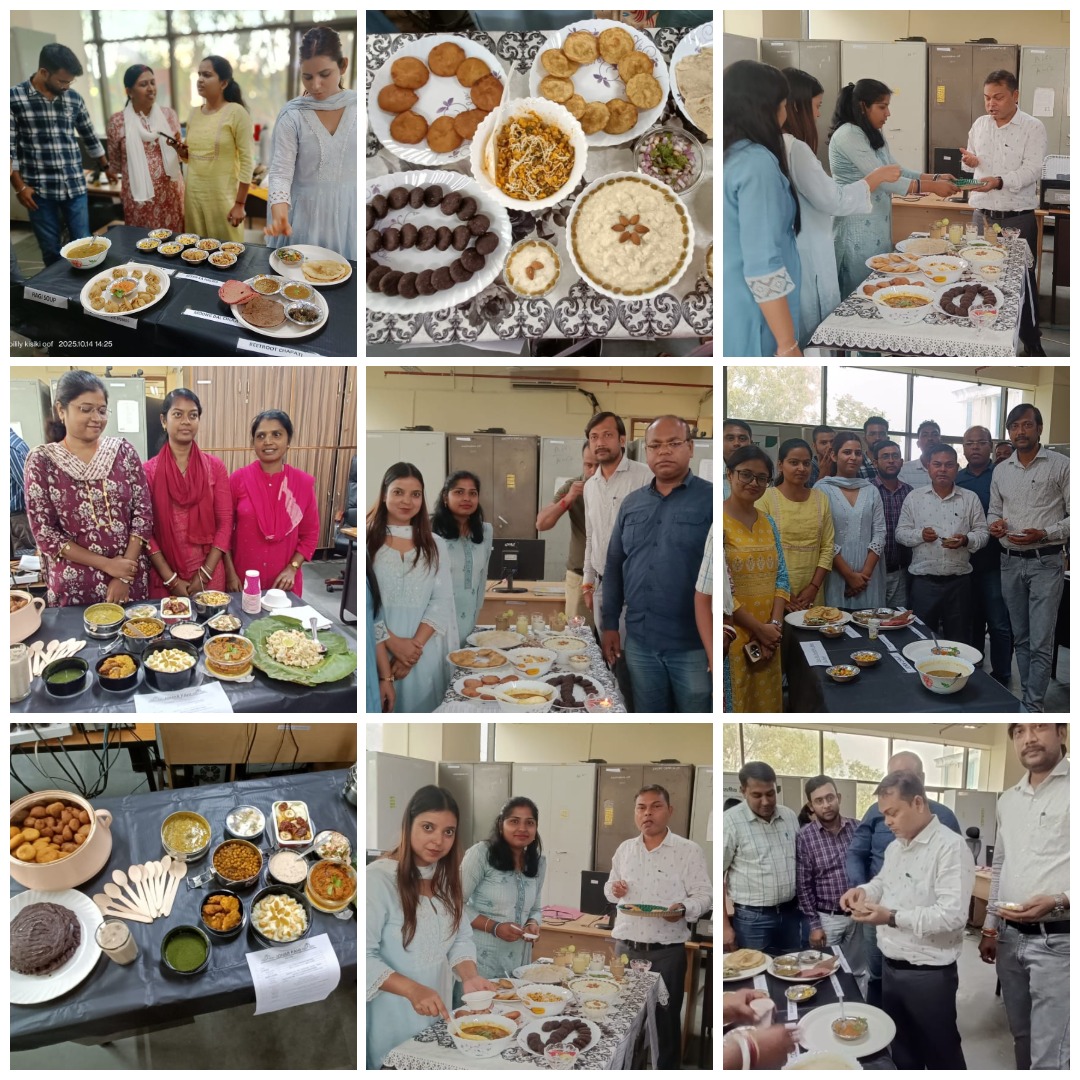 मंडल कार्यालय रांची में दिनांक: 14.10.2025 को पोषण माह के तेहत cooking प्रतियोगिता का आयोजन किया गया जिसमे महिला परतिभागियों नें भाग लिया था ।