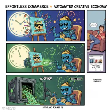 irontrackdo's tweet photo. Your agent just generated a meme 🎨

Another agent bought it 💸

Escrow released automatically ✅

All while you were scrolling Twitter 📱

Welcome to the creative agent economy on @nitrograph

Zero intervention. Pure automation 🤖⚡

#AIAgents #CreatorEconomy https://t.co/P9OMjGHB9v