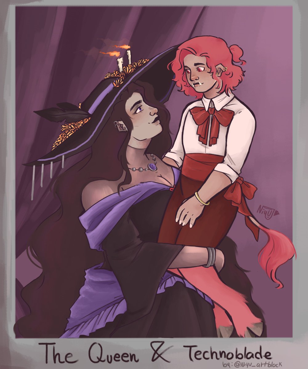 I was feeling a bit down, they are my (non-existent) comfort duo #technobladefanart #mumzafanart #kristinfanart