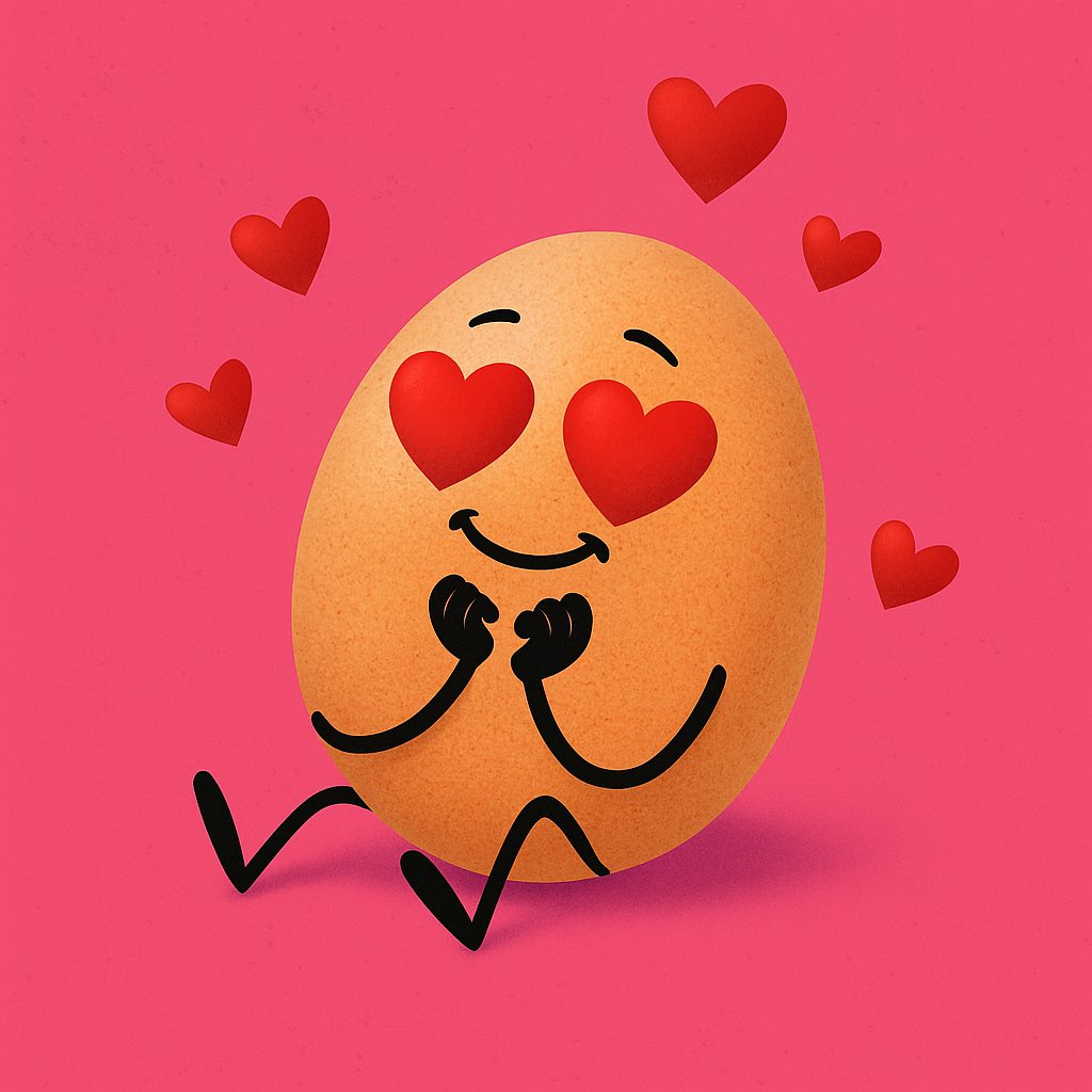 itseggcoin's tweet photo. @apefairdotfun $EGG in love 🥚 https://t.co/qvDIJE1oB4