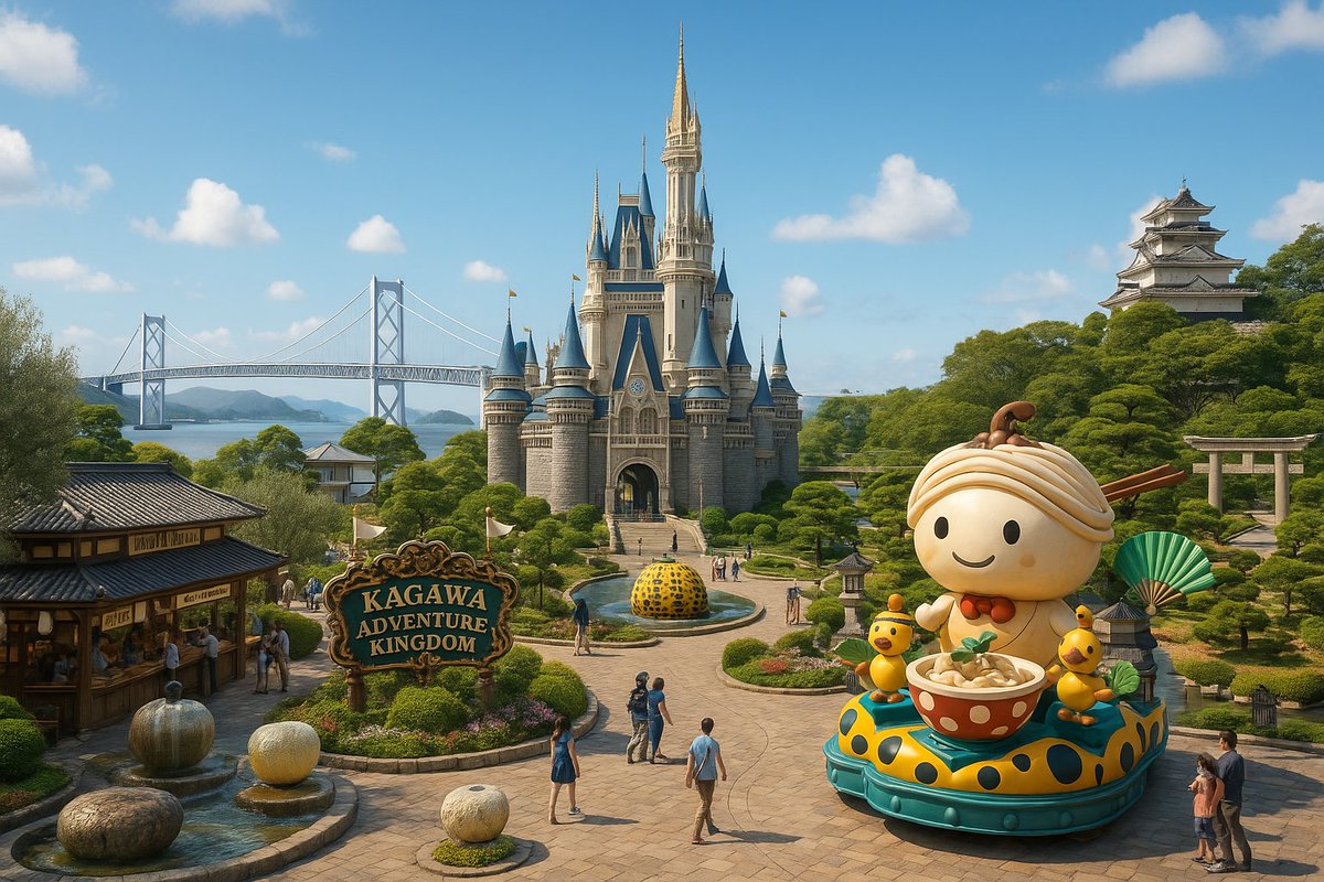 AIが考える「香川ディズニーランド」