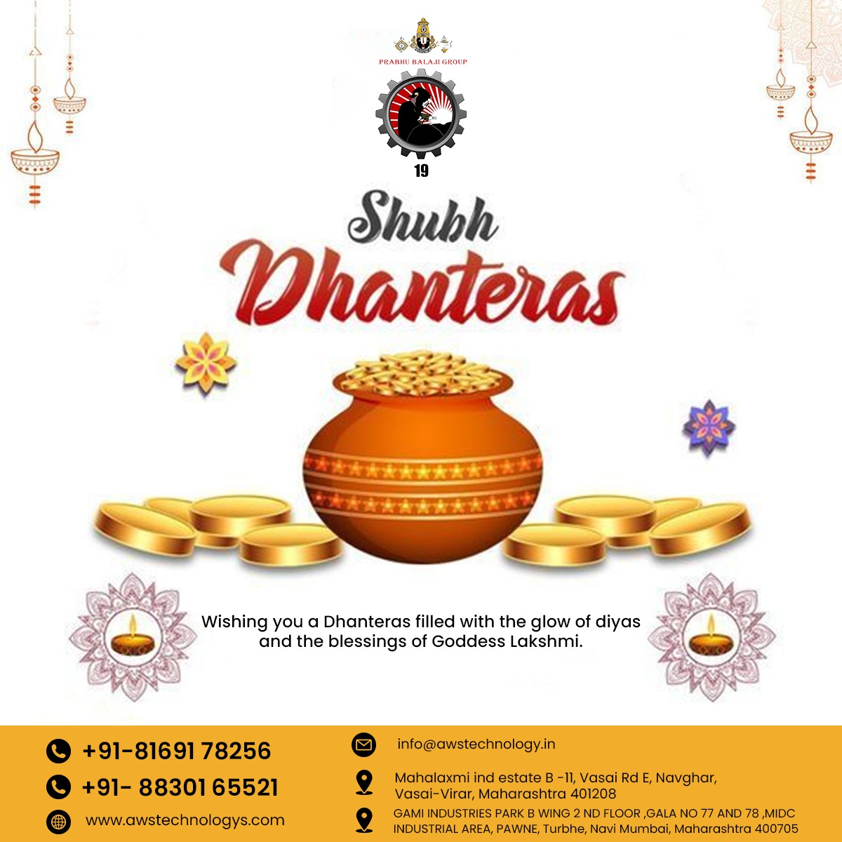 AWS_Tech_Center's tweet image. Shubh Dhanteras from Apeiwtes AWS Technology Center

May this Dhanteras bring you success, wellness, and prosperity that grows brighter each day. 💫

#ShubhDhanteras #ApeiwtesAWSTechnologyCenter #FestivalOfLights #InnovationAndGrowth #ProsperityAndSuccess #Dhanteras2025