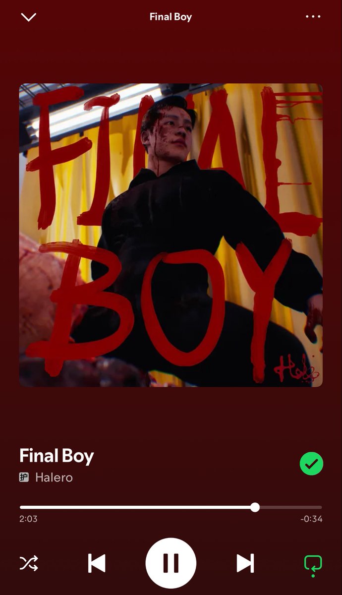 h_halero's tweet photo. FINAL BOY
OUT NOW https://t.co/M86IQdBMCn