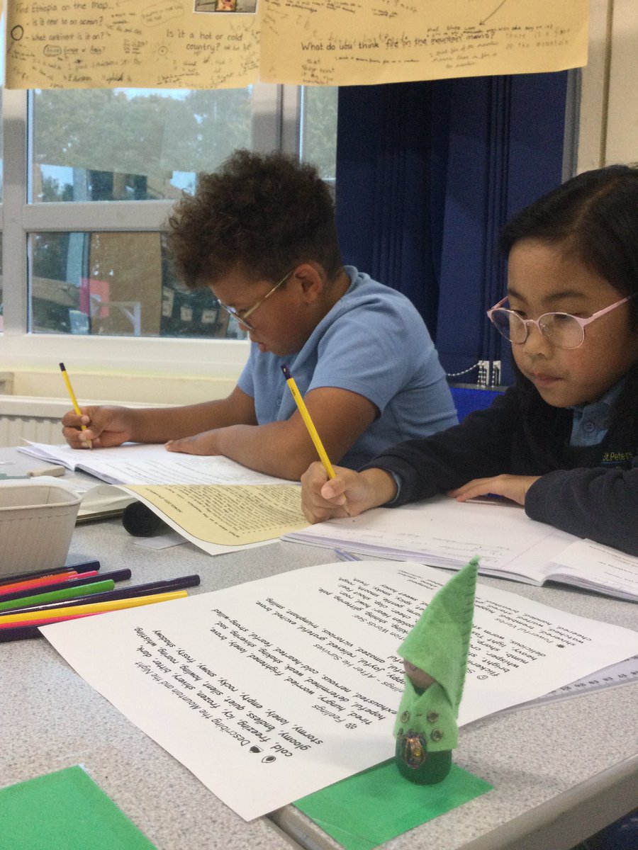 Y3StPeterDon's tweet photo. Focused writing looking at similes, inspired by Fire on the Mountain.
‘The cold wrapped around him like a thick blanket.’
‘The stars shone like tiny candles lighting up the dark night sky.’
‘The villagers cheered like thunder rolling across the mountains.’
#writing #similes https://t.co/RLNHIfmGGa