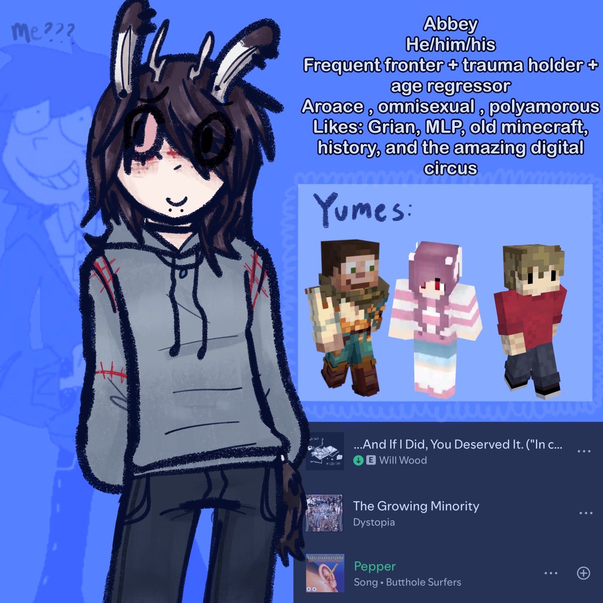 tismsystem's tweet image. When I get art block, I just start drawing alter intros
#didsystem #osddid #alterintro #plural #yumetwt #idfkman