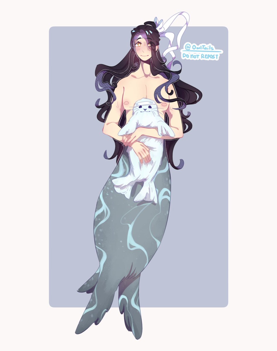 Sealhuan and his baby cub sealyi

#MDZS