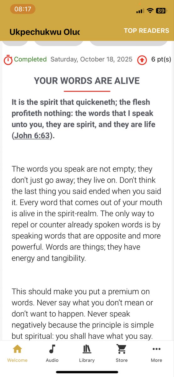 web3righteous's tweet image. RHPASODY TODAY

Saturday, 18th October 
YOUR WORDS ARE ALIVE