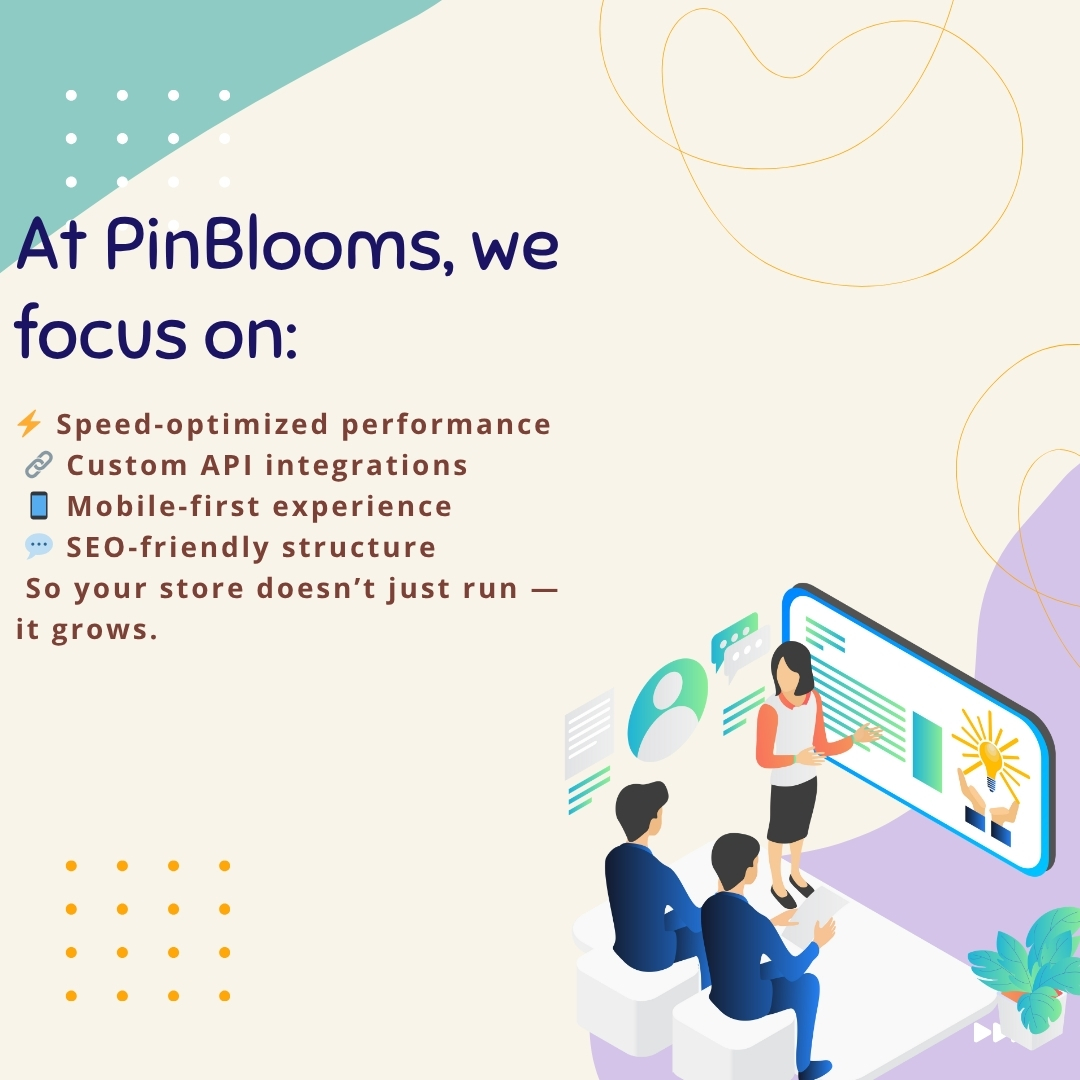 PinBlooms's tweet image. Your store doesn’t need just a website —
it needs a growth strategy. 🚀
At @PinBlooms, we build fast, automated, and conversion-ready eCommerce stores. 💻✨
Let’s turn clicks into customers!
#Ecommerce #WebDevelopment #Magento #CustomAPI #OnlineBusiness #Automation #PinBlooms