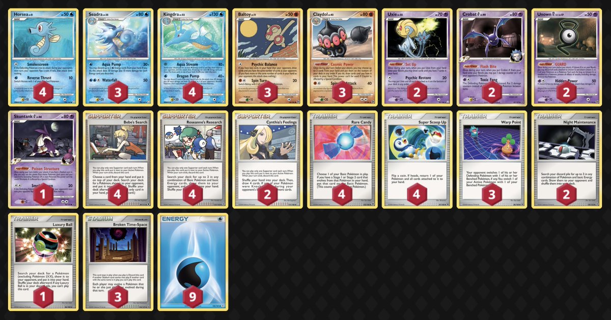 James G Tournaments #18 - 2009 Worlds (DP-RR)

Played on TCG ONE - 15 Players

1st: <a href="/jgtournaments/">James G Tournaments</a> - LuxApe
2nd: <a href="/sludgeshi/">tfw</a> - Torterra/Sceptile
3rd: Samuel Gay - Flygon
4th: wizd - Kingdra

play.limitlesstcg.com/tournament/68e…