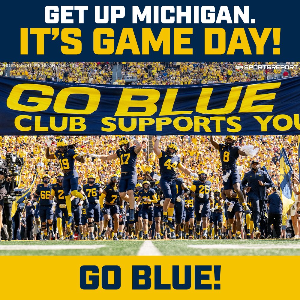 IT'S GAME DAY!!! GO BLUE!!