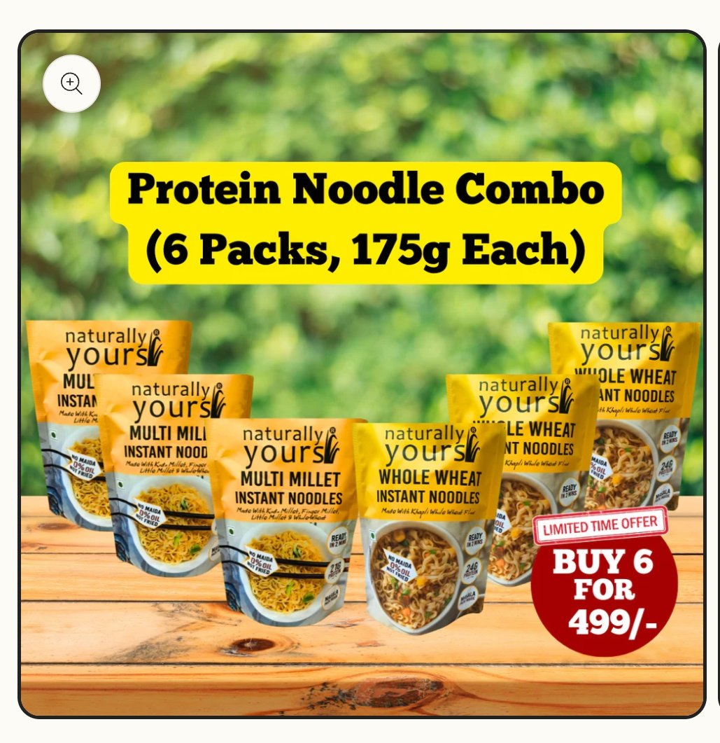 vinodchendhil's tweet image. On this auspicious occasion of Dhanteras we launch our most awaited product of the year.
1) Whole wheat instant noodles
(24g protein/pack)
2) Multi millet instant noodles
(21g protein/pack)
Team has worked insanely hard to get this out in time. Do give them a try.
Link 👇