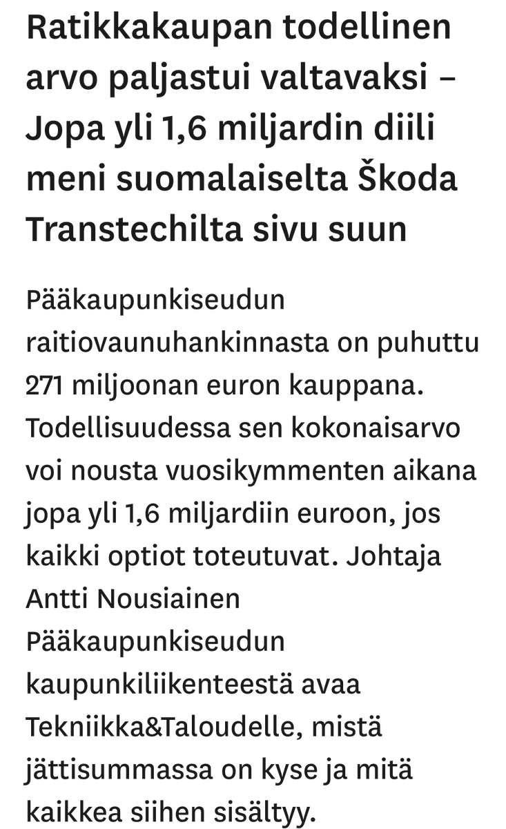 MickeHei's tweet photo. Useat tuntuu haukkuvan Stadia tästä hankinnasta. Väärin ostettu. Harvassa on ollut analyysit siitä miksi myyjä ei saanut aikaiseksi voittavaa tarjousta. https://t.co/75wE8DOZa5