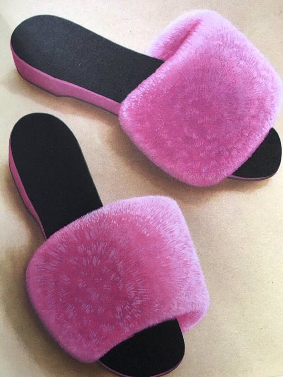 Everyday Ladybird things. 
Fluffy mules, 1976
(And an impressive bit of painting by artist Gerald Witcomb)