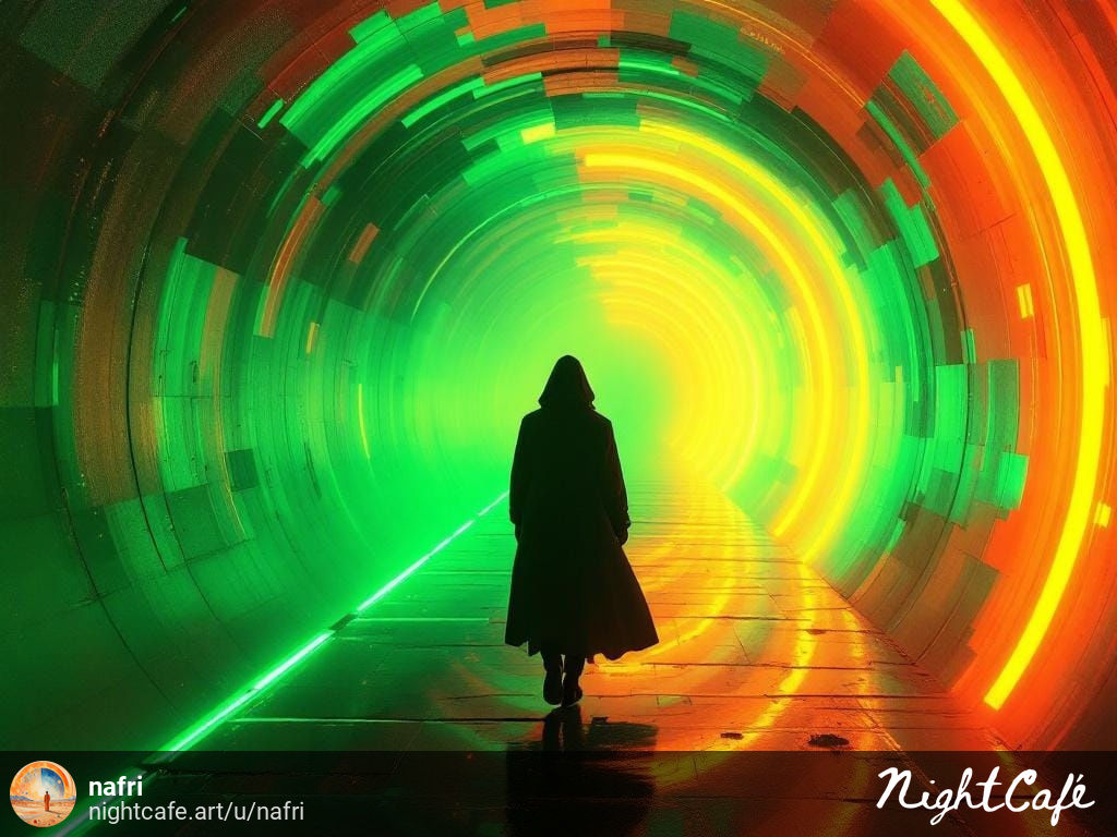 nafriesque's tweet image. Neon Liminality - made with NightCafe creator.nightcafe.studio/creation/ATJdo… #aiart #nightcafe #digitalart via @NightcafeStudio