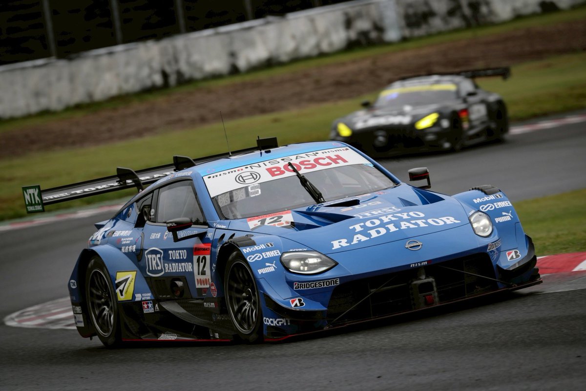 BerBaguette's tweet photo. P5 in qualifying!

Challenging conditions today with rain and a damp track, but we managed it well. Let’s fight from there tomorrow! 

 #NISSAN #NISMO #IMPUL #NissanZ #TRS #BellRacing #VitamSport https://t.co/8dZR2XTX1b