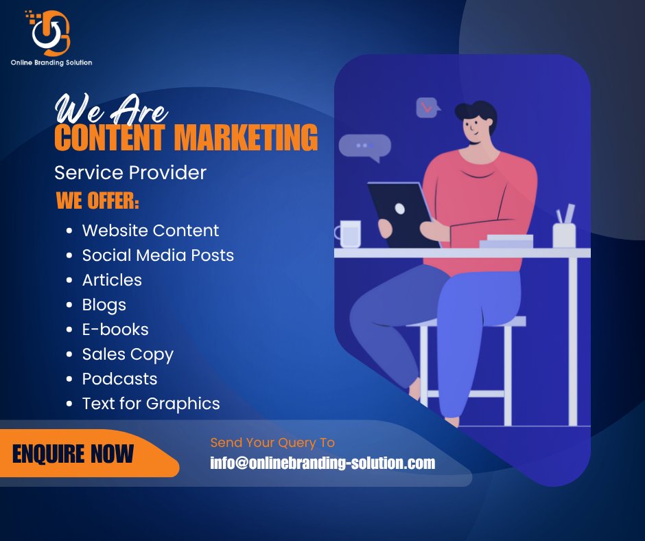 raj_nishant007's tweet photo. #OnlineBrandingSolution provide #content for #website, #socialmediaposts, #articles, #blogs, #e-books, #salescopy, #podcasts and text for #graphics. https://t.co/6amQPhMi66