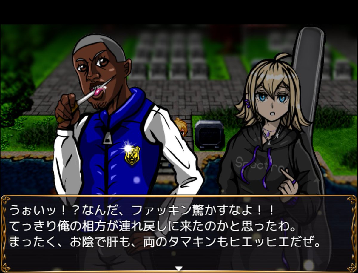 tFOHkqzeVwj8ctc's tweet image. 新作ホラゲ『ホーンテッドクイーンテット』

登場キャラ特別チラ見せ
お楽しみに

#スーパーゲ制デー #rpgmaker #RPGツクールMV #ゲーム制作 #ホラーゲーム