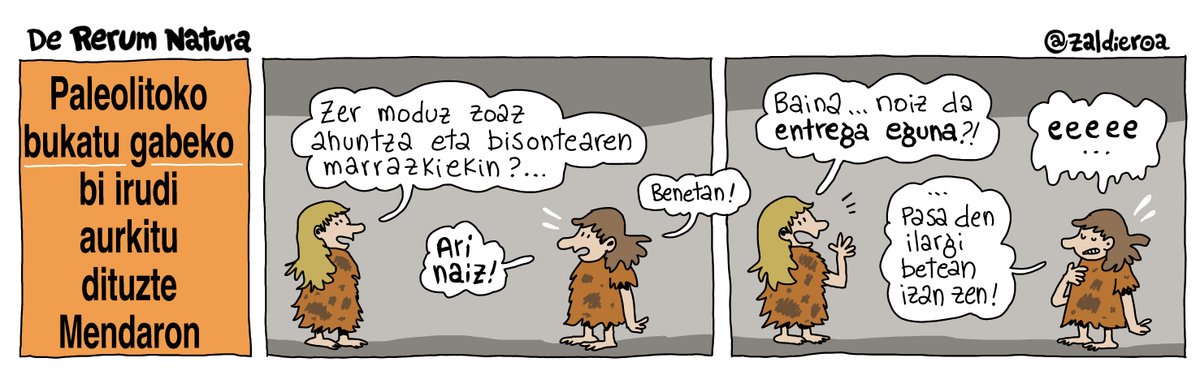 Gaurko zinta <a href="/berria/">Berria.eus</a> n, marrazkilari paleolitoa.