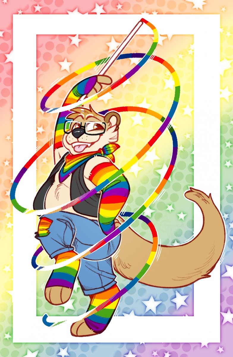 Commission for Fen!
🏳️‍🌈🏳️‍🌈🦦🏳️‍🌈🏳️‍🌈
