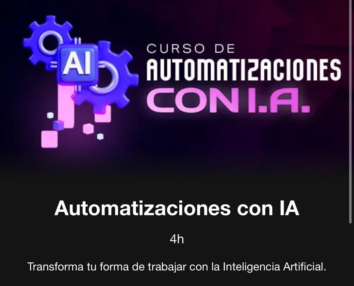 arceyul's tweet image. CURSO DE AUTOMATIZACIONES CON IA

TRABAJA MÁS RÁPIDO Y EFICAZ 

claseflix.io/?utm_source=cr…