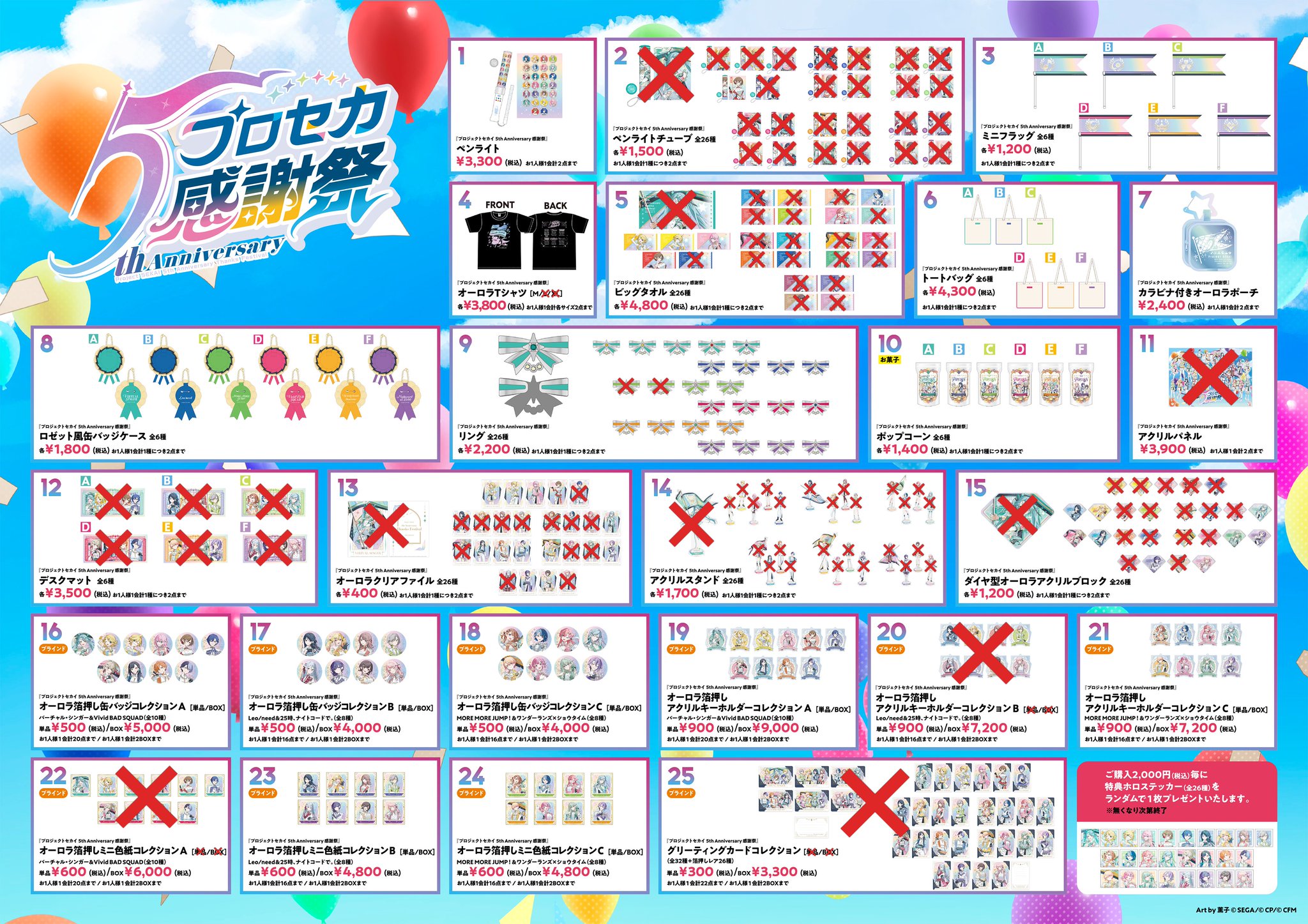 プロジェクトセカイ 5th Anniversary 感謝祭 on X: 