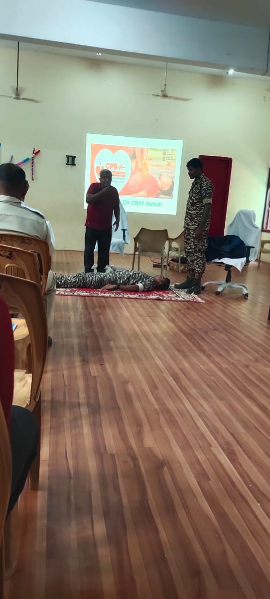 CPR Awareness week activities conducted by "St. John Ambulance Association (India), 1, Mayor V.R. Ramanathan Road, Chetpet, Chennai 600 031 for personnel's/Family members on 15/10/2025 1100 HRs at FWC, GC Avadi.